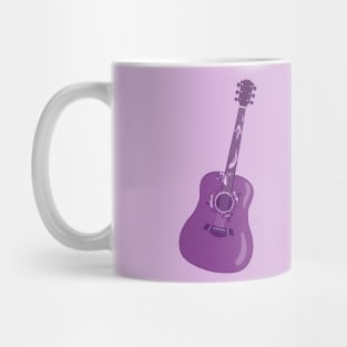 Purple koi guitar Mug